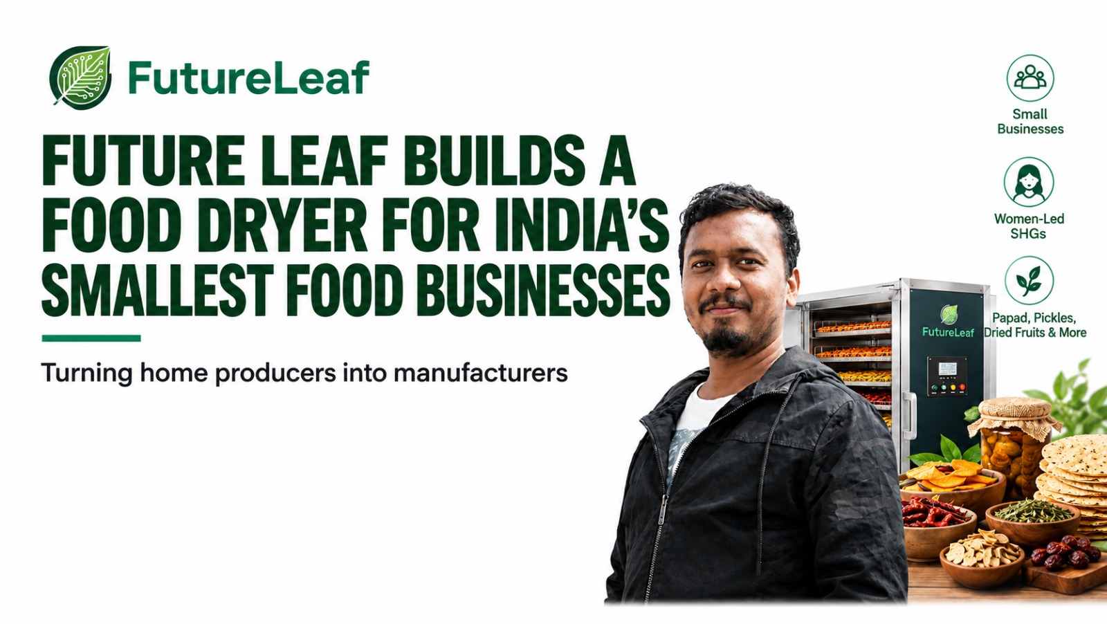 Future Leaf Is Bringing Food-Drying Technology to India’s Smallest Businesses