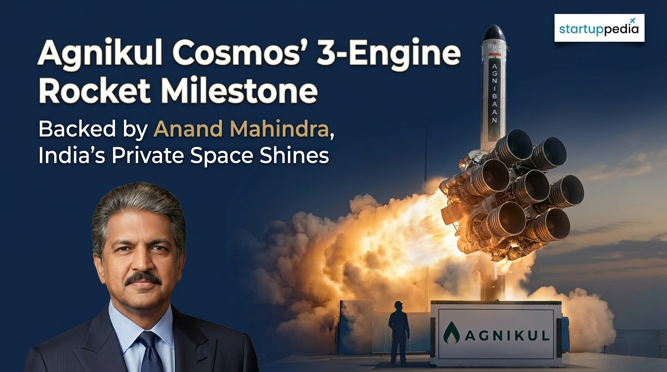 Anand Mahindra Applauds Agnikul Cosmos’ Three-Engine Rocket Achievement