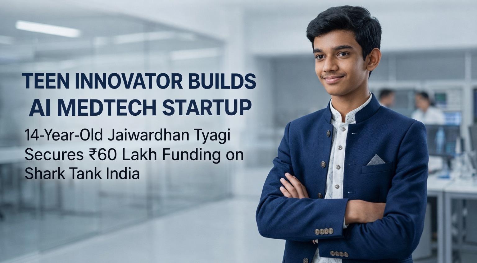 14-Year-Old Innovator Secures Funding for AI-Powered Medtech Startup Neurapex AI