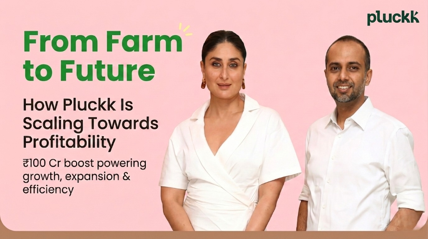 From Farm to Future: How Pluckk Is Scaling Towards Profitability with ₹100 Crore Boost