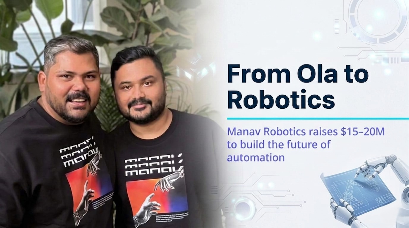 From Ola to Robotics: How Suvonil Chatterjee and Slokarth Dash Are Building Manav Robotics