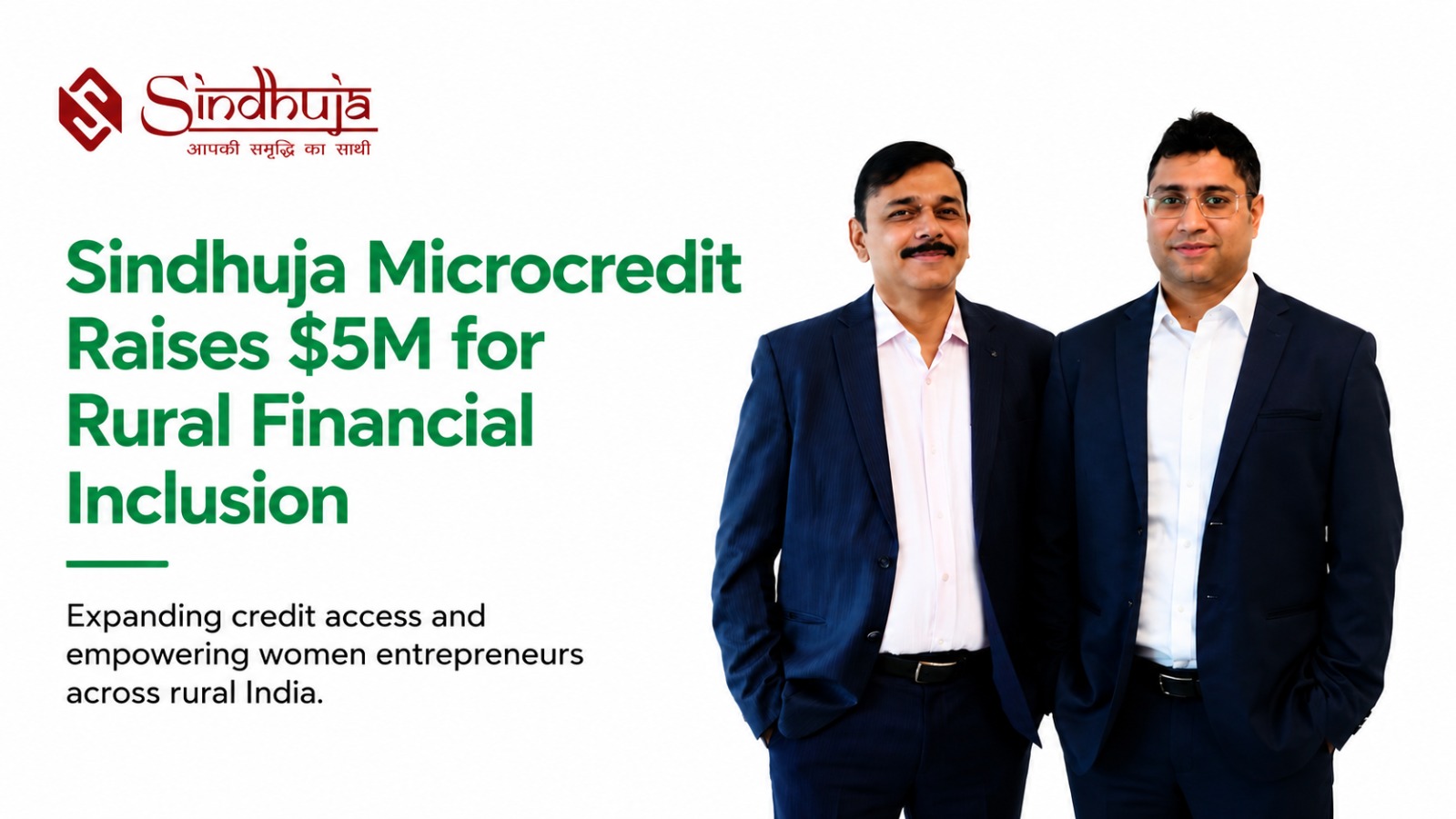 Sindhuja Microcredit Raises $5 Million to Expand Rural Financial Inclusion in India