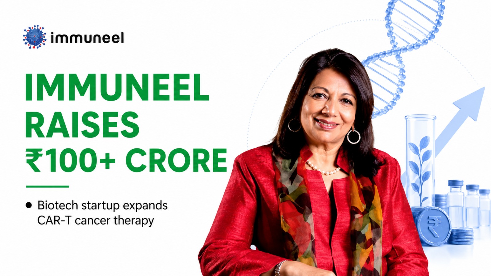 Immuneel Therapeutics Raises Over ₹100 Crore to Expand CAR-T Cancer Therapy and Global Operations