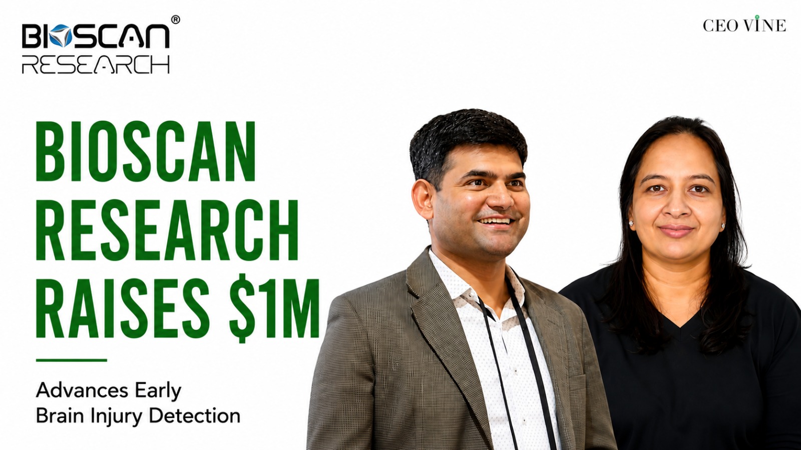 Bioscan Research Secures $1 Million to Advance Early Brain Injury Detection