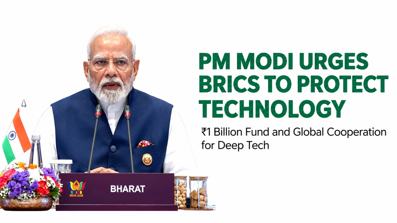 PM Modi Urges BRICS to Prevent Technology and Critical Minerals from Becoming Tools of Division